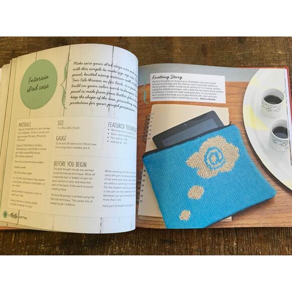 Mollie Makes Knitting Hardcover Knit Pattern Book Scaves Gifts Cushions Toys - Picture 5 of 10